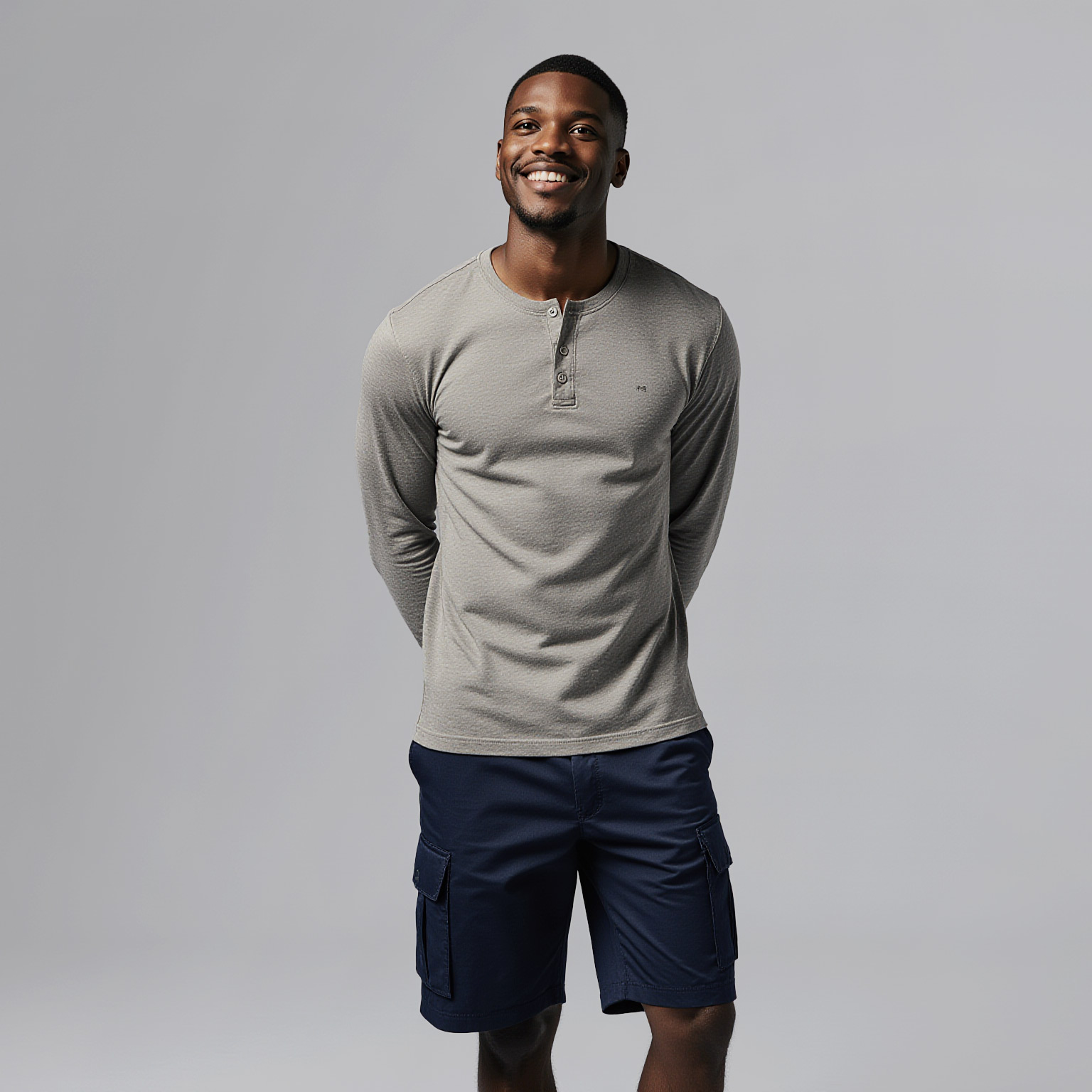 Man in lightweight casual attire representing Sudsies dry cleaner near Key Biscayne